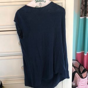 free people open back tee